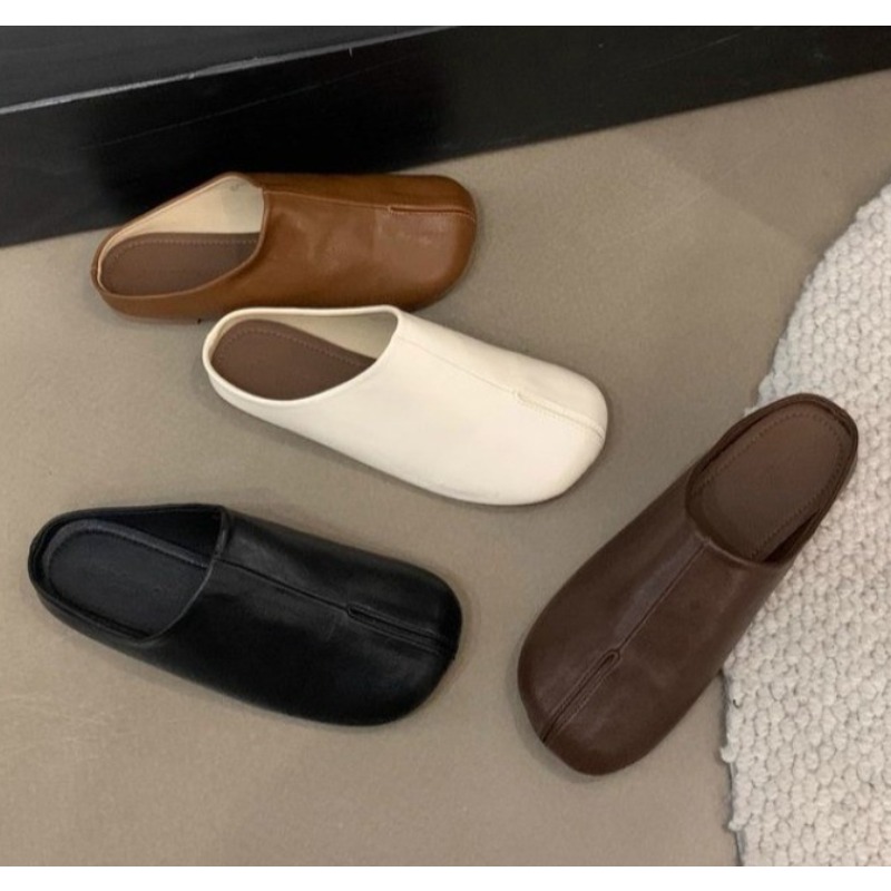 Slip On Mule Flat - Neue Mode Tabi Ninja Wohnungen Leder