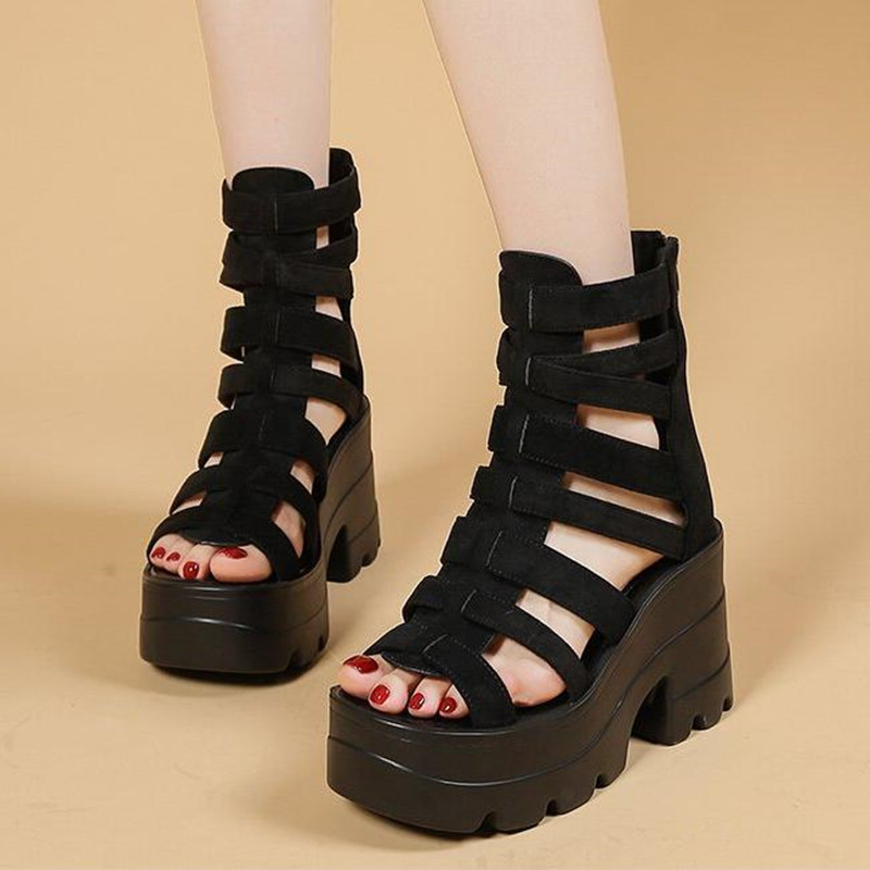 Women Shoes Zipper - Neue 2026 Super High Heel Sandalen