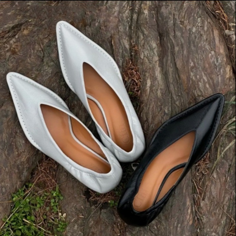 Women Shoes Mules - 2025 Neue spitze Zehen-Einzelschuhe für Damen,