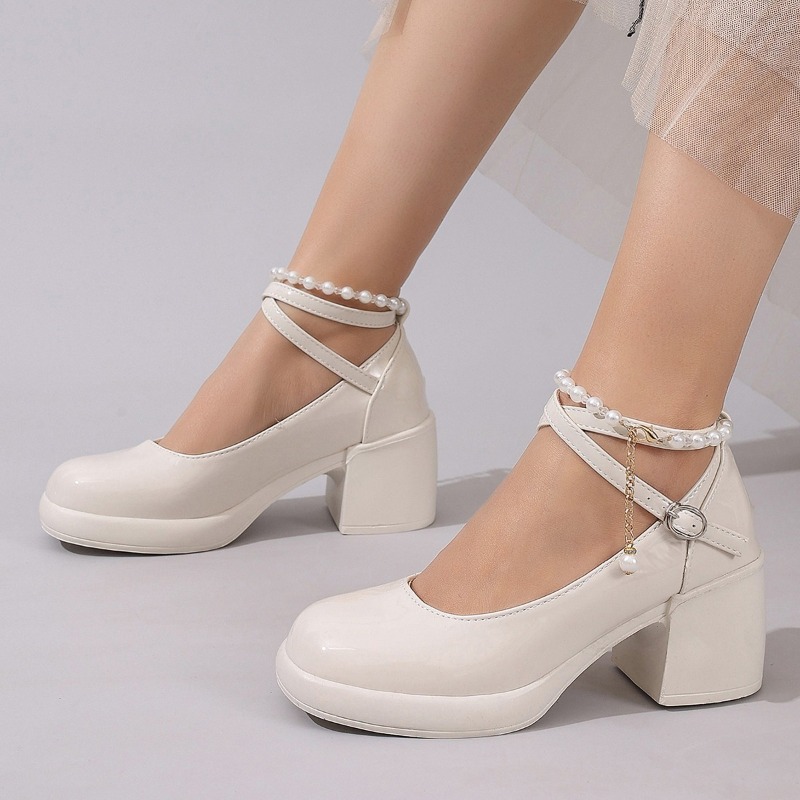 Mary Jane Shoes - Neue Frauen Pumpt Schuhe Mode Cross
