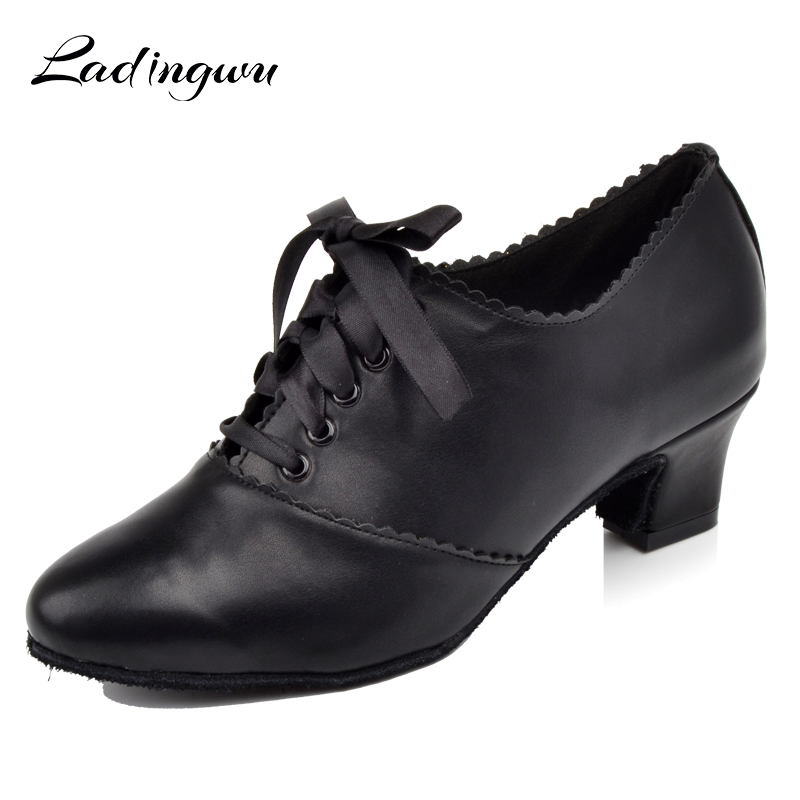 Women'S Shoes Z - Ladingwu Schwarz Latin Frauen Tanzschuhe Mikrofaser
