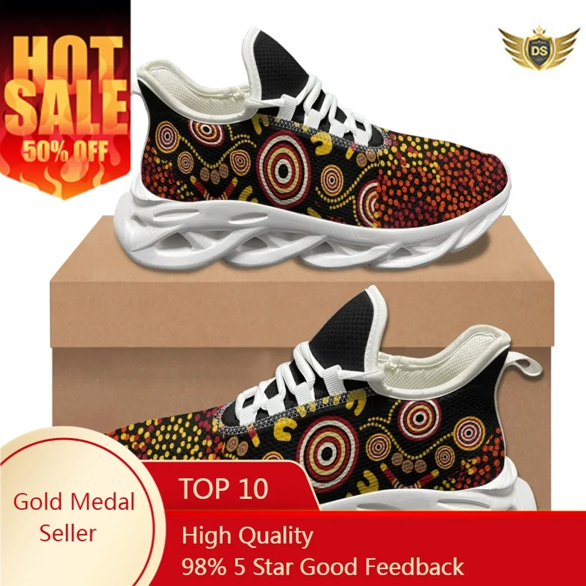 Women Shoes In Australia - Australien Aborigine Designer Sneakers Indigenous Lizard