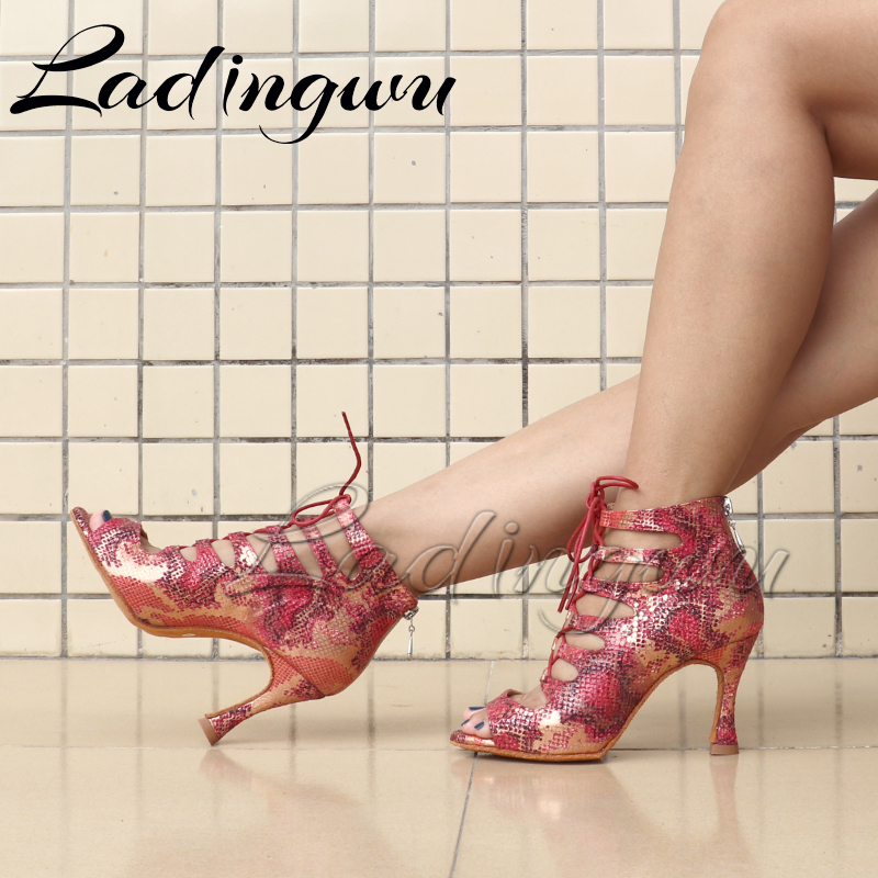 Women'S Shoes Z - Ladingwu Latin Stiefel Weichen Boden Tanz