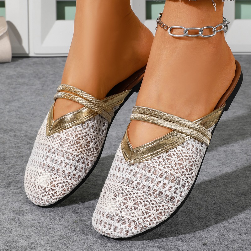 Damen Sommer Strandpantoffeln  – Slip On Mule Flat Bewertung und Preis
