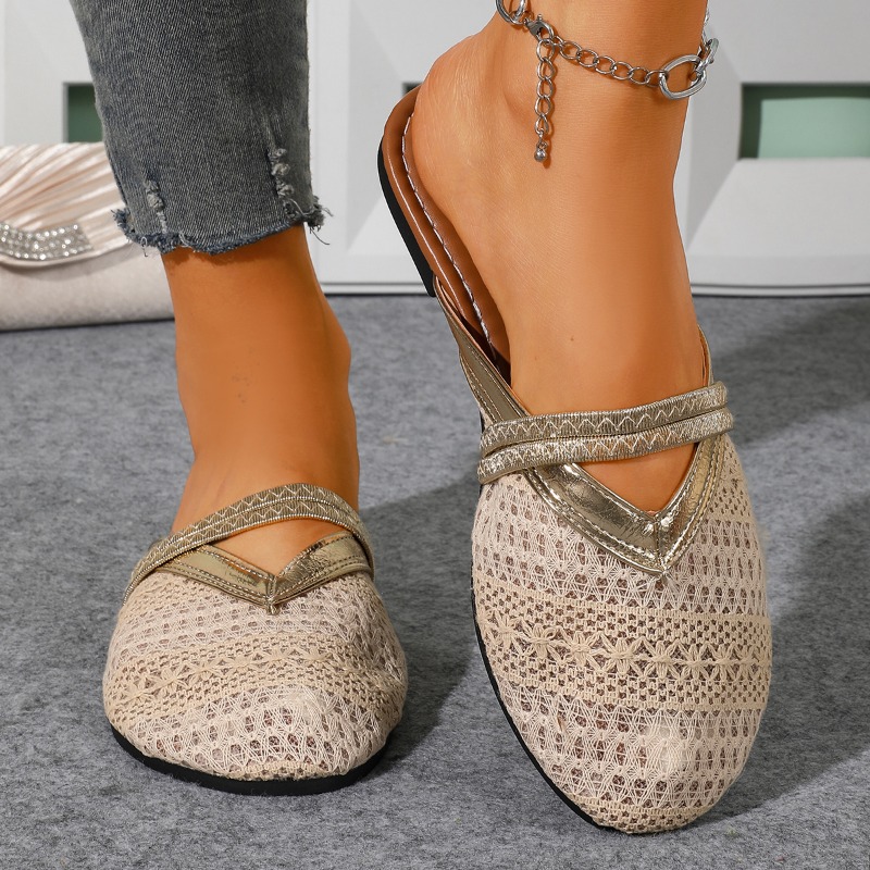 Damen Sommer Strandpantoffeln  – Slip On Mule Flat Bewertung und Preis