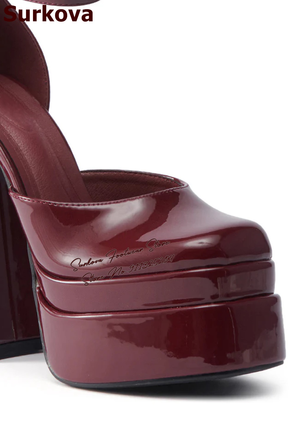 Surkova Burgundy Patent Leathe – Women'S Shoes Burgundy Bewertung und Preis