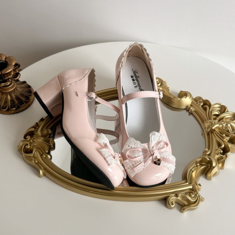 Süße Lolita Mary Jane Schuhe m – Patent Leather Pump Bewertung und Preis