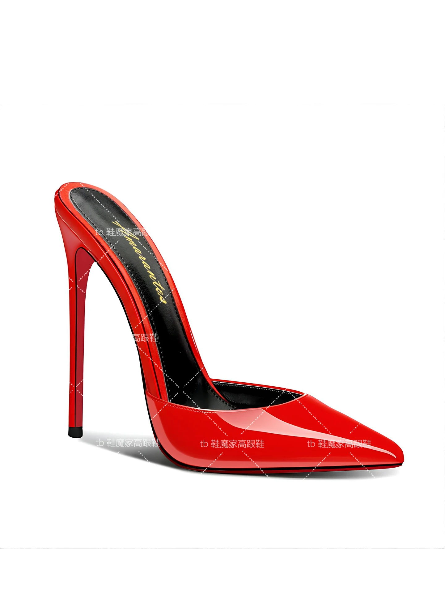Neue schwarze Sandalen mit spi – Patent Leather Pump Bewertung und Preis