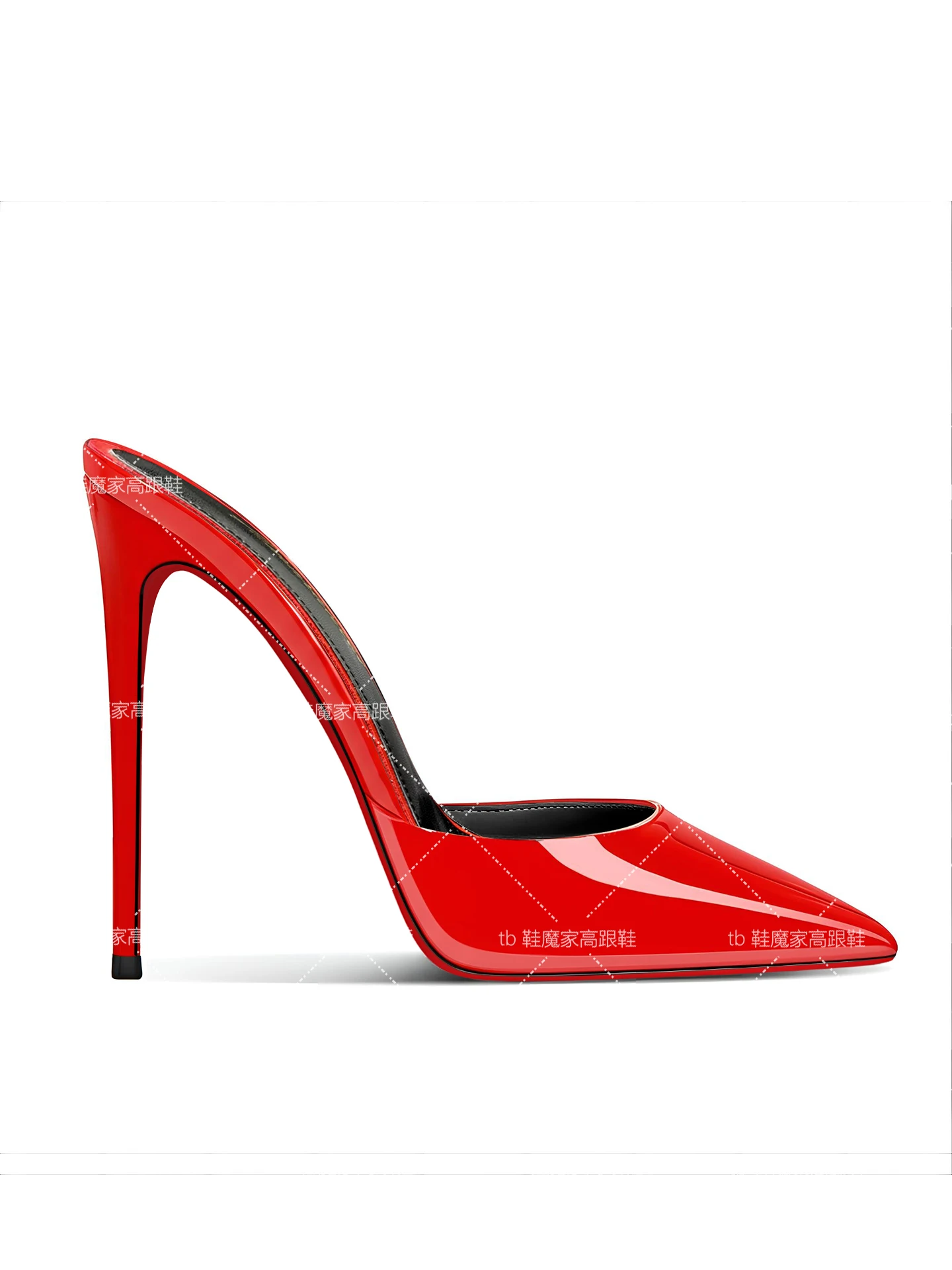 Neue schwarze Sandalen mit spi – Patent Leather Pump Bewertung und Preis