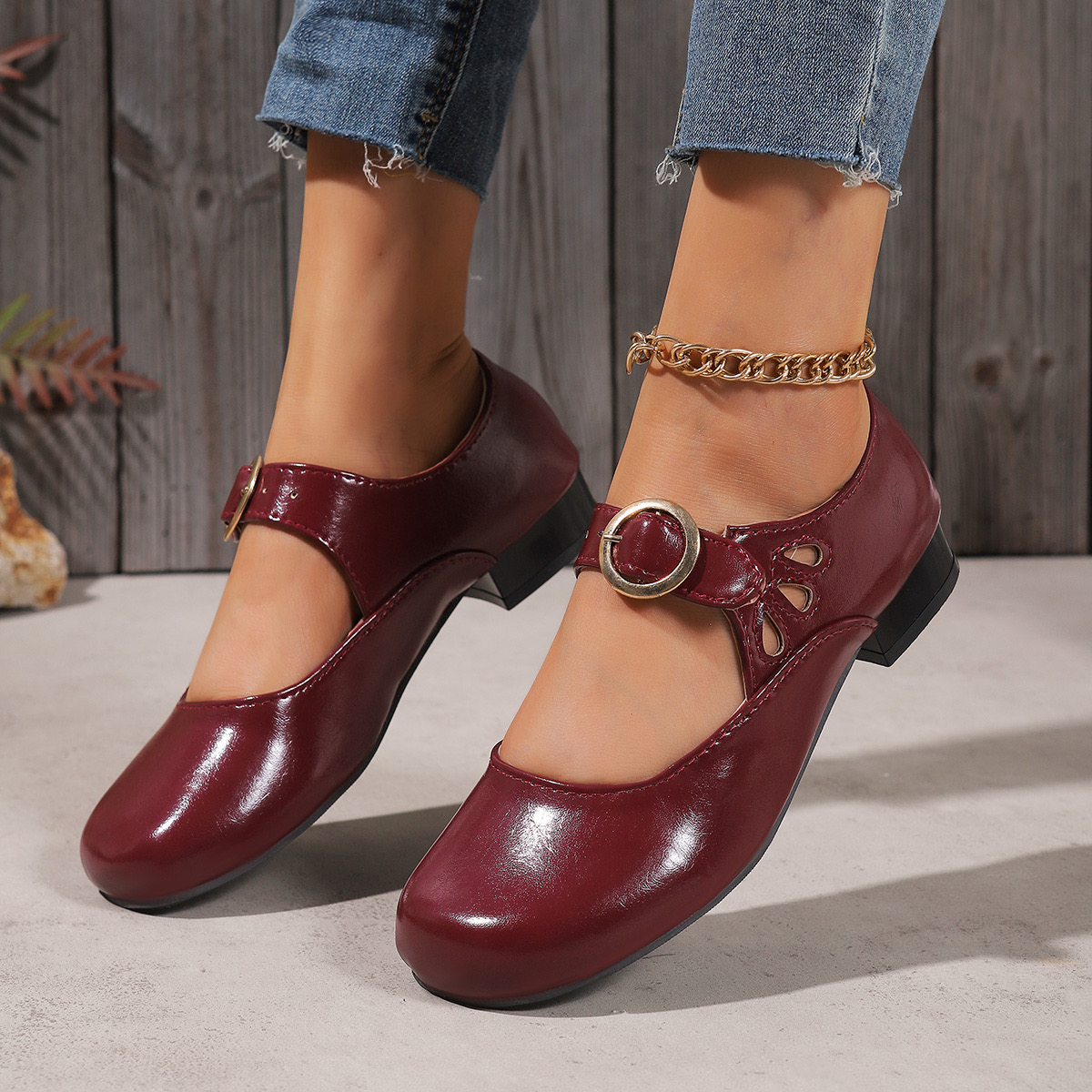 Damenmode Neue Schnallendesign – Women'S Shoes Plus Size Bewertung und Preis