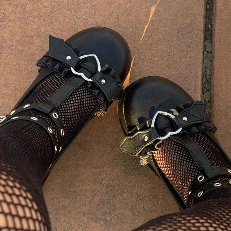 Neue Sweet Heart Buckle Wedges – Mary Jane Shoes Bewertung und Preis