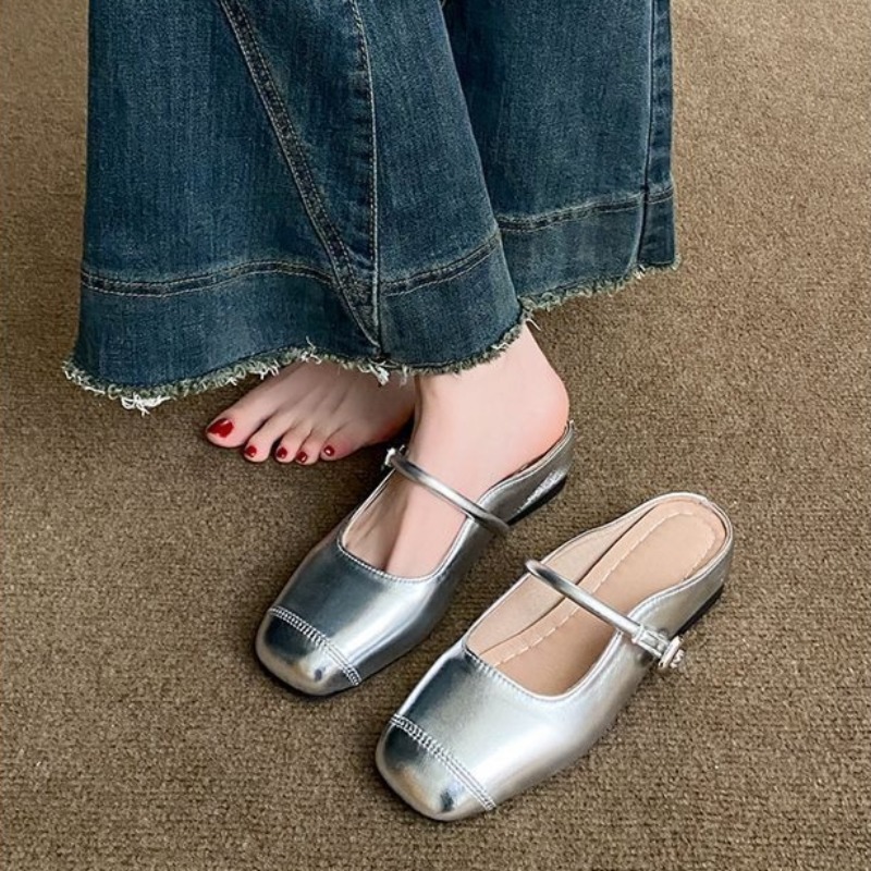 Französisch Inspirierte Geschl – Slip On Mule Flat Bewertung und Preis