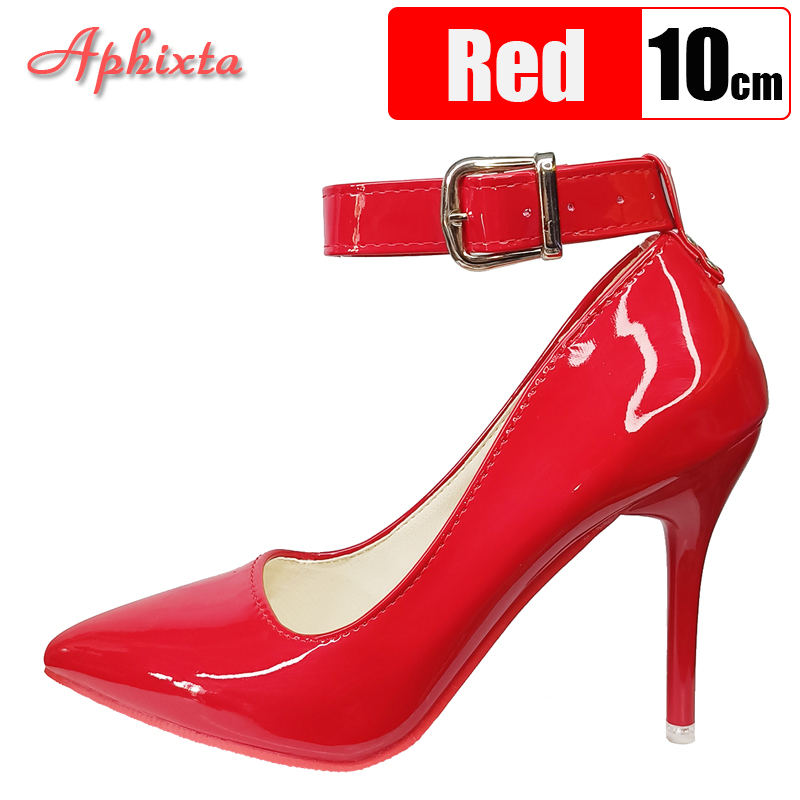 Aphixta 10 cm/12 cm Metall Gür – Patent Leather Pump Bewertung und Preis
