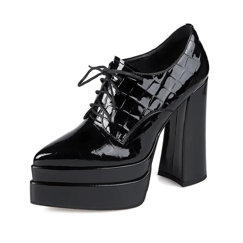 Spitze Zehen Riemchen High Hee – Patent Leather Pump Bewertung und Preis