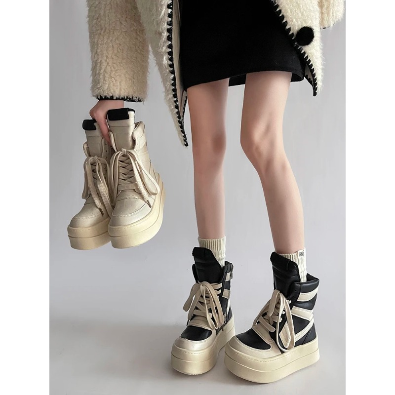 Stiefeletten mit dicker Sohle, – Women Shoes Size Chart Bewertung und Preis