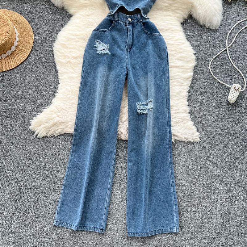Denim-Jumpsuits für Damen, Ein – Women Shoes Jeans Bewertung und Preis