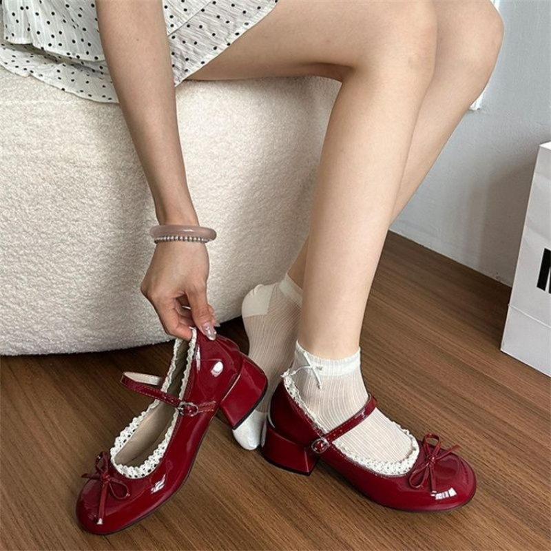 2026 Frühling/Herbst Damen Hig – Women'S Shoes Burgundy Bewertung und Preis