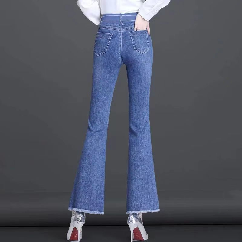 Elastische Taille Flare Neun P – Women Shoes Jeans Bewertung und Preis