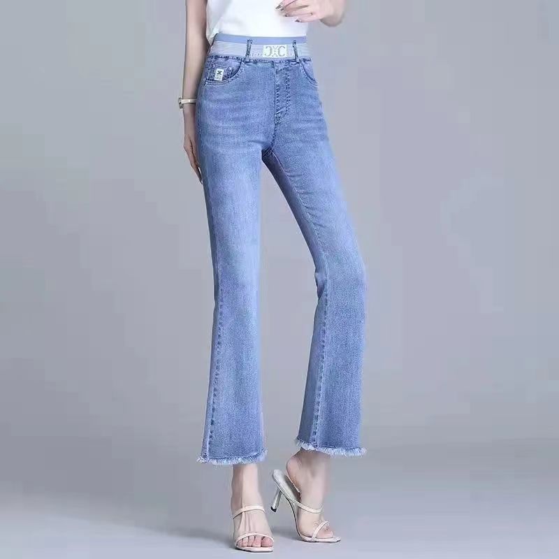 Elastische Taille Flare Neun P – Women Shoes Jeans Bewertung und Preis