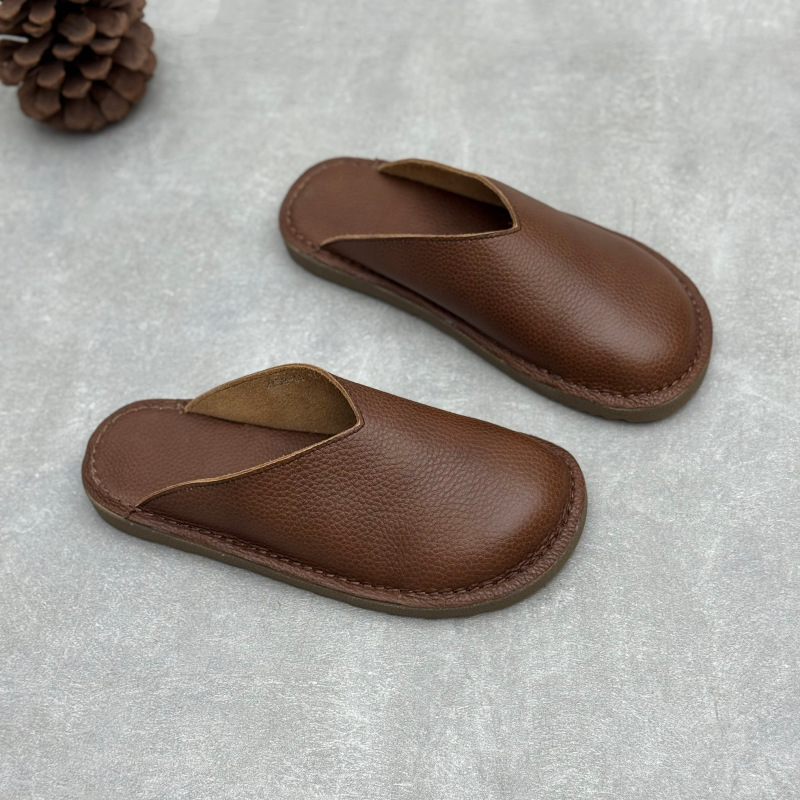 Handgefertigte Echtleder-Mules – Slip On Mule Flat Bewertung und Preis