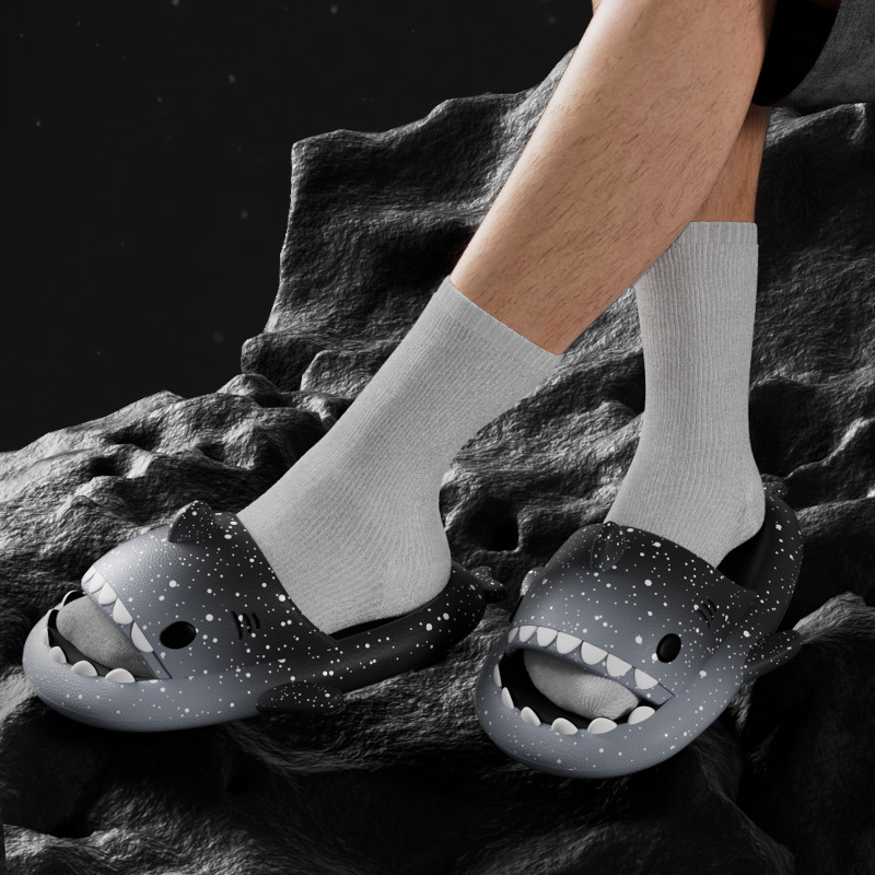 Nette Cartoon Shark Hausschuhe – Women Shoes Size To Men Bewertung und Preis
