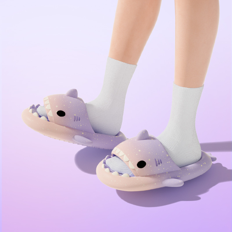 Nette Cartoon Shark Hausschuhe – Women Shoes Size To Men Bewertung und Preis