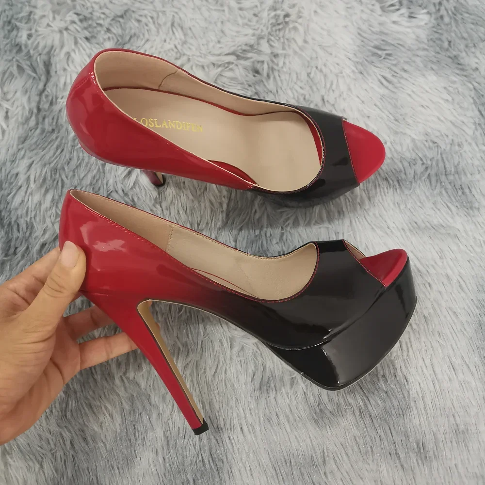 Frauen Stilettos Sexy Pumps 14 – Patent Leather Pump Bewertung und Preis