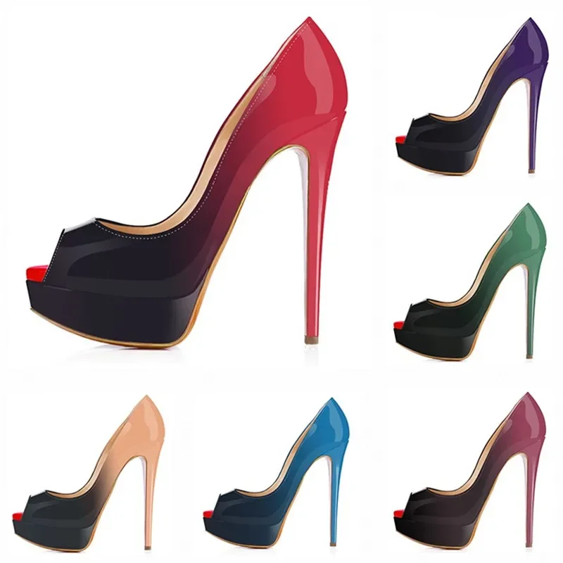 Frauen Stilettos Sexy Pumps 14 – Patent Leather Pump Bewertung und Preis