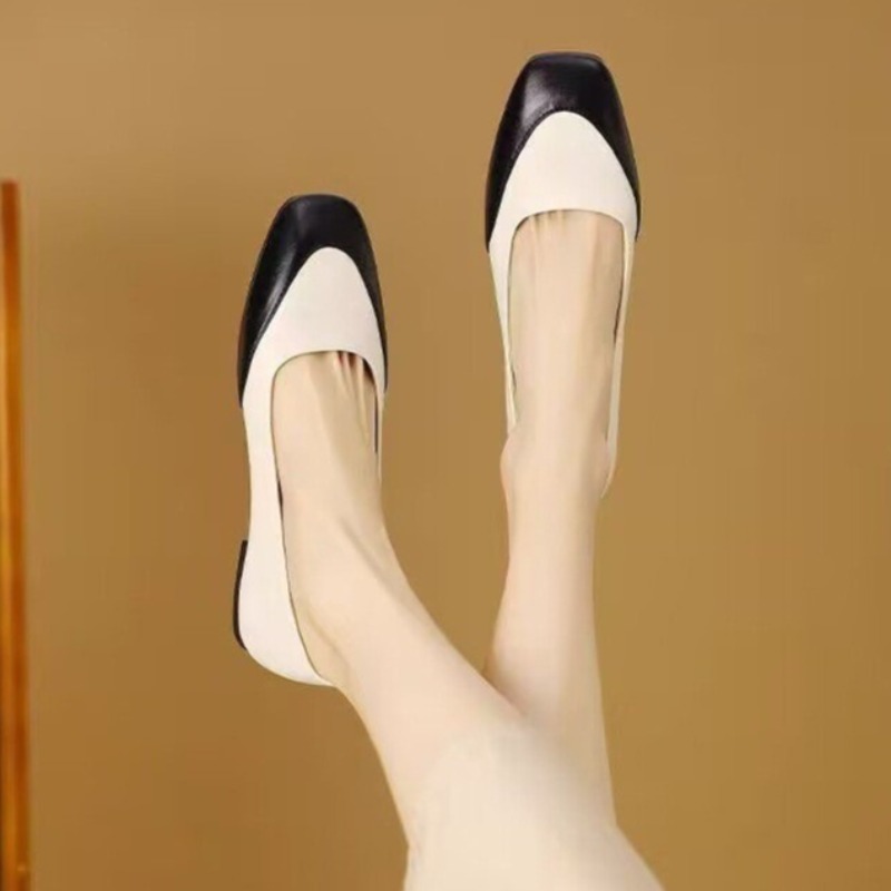 Farbe Block Plus Größe Einzeln – Women'S Shoes Plus Size Bewertung und Preis