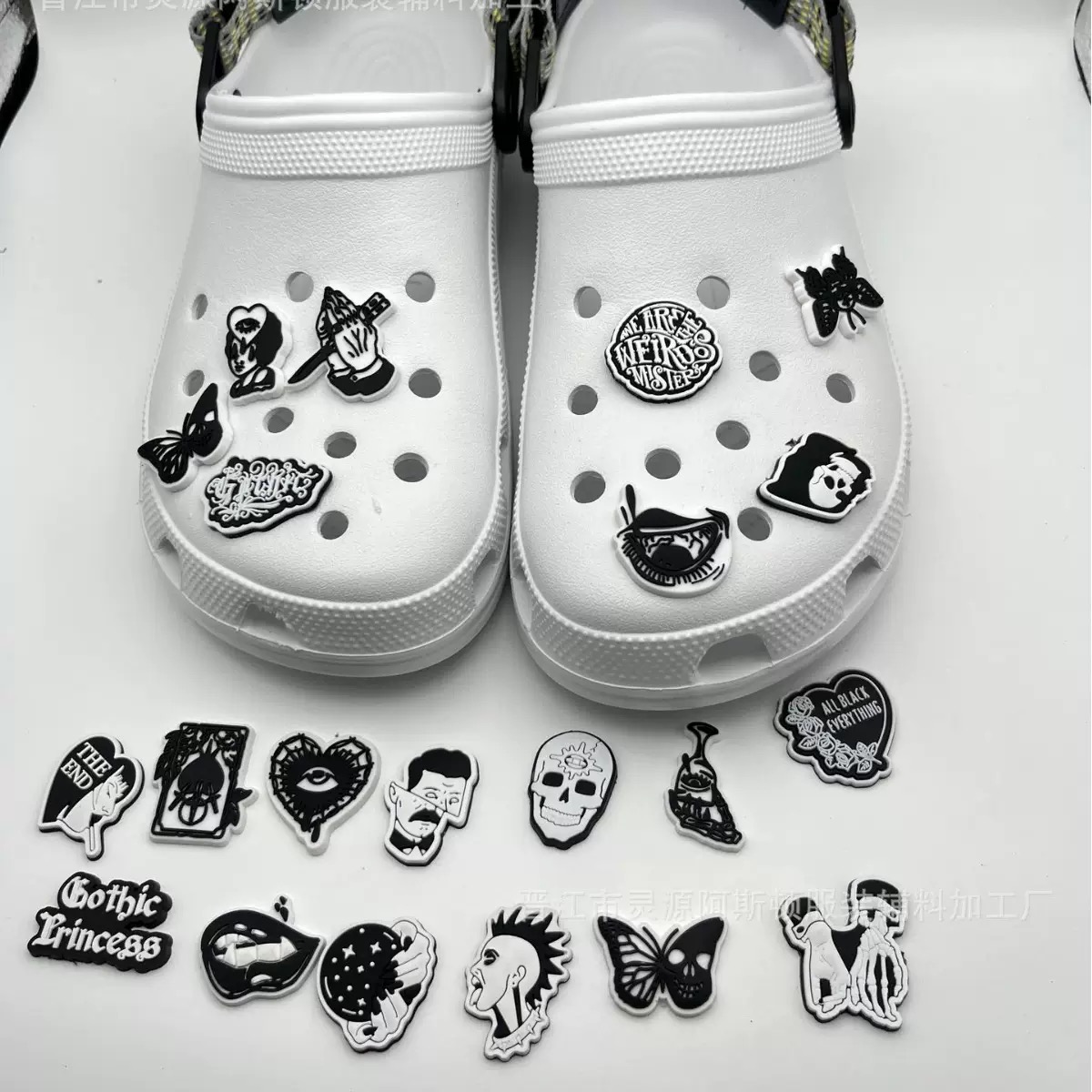 23 Stück Horror-Halloween-Schu – Women'S Shoes Crocs Bewertung und Preis
