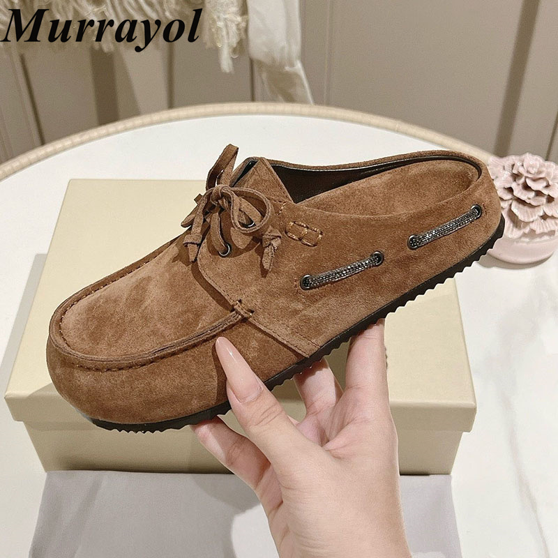 Bequeme Damen-Mules aus Kuhwil – Slip On Mule Flat Bewertung und Preis