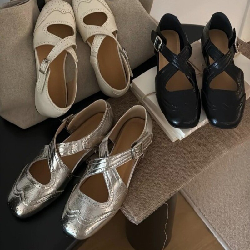 Retro-Blumenmuster-Schnürschuh – Mary Jane Shoes Bewertung und Preis