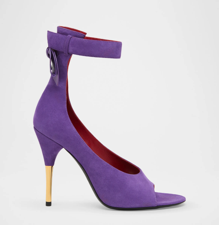 Schwarz/lila Wildleder Peeptoe – Women Shoes Zipper Bewertung und Preis