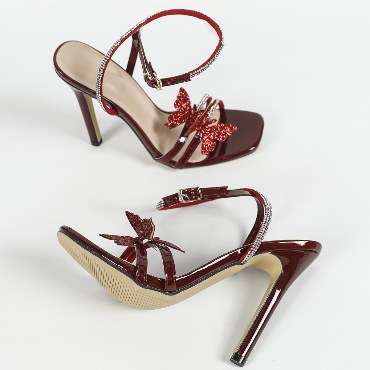 Alias De Mujer Verano 2025 Dia – Women'S Shoes Burgundy Bewertung und Preis