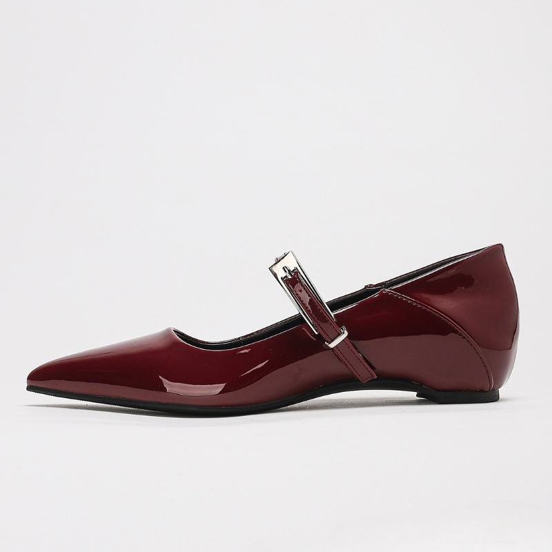 Luxus Patent Leder Niedrigen A – Mary Jane Shoes Bewertung und Preis