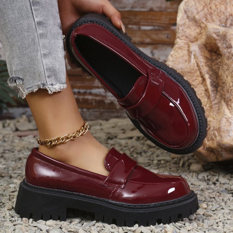 Patent Leder Med Heel Loafers  – Patent Leather Pump Bewertung und Preis