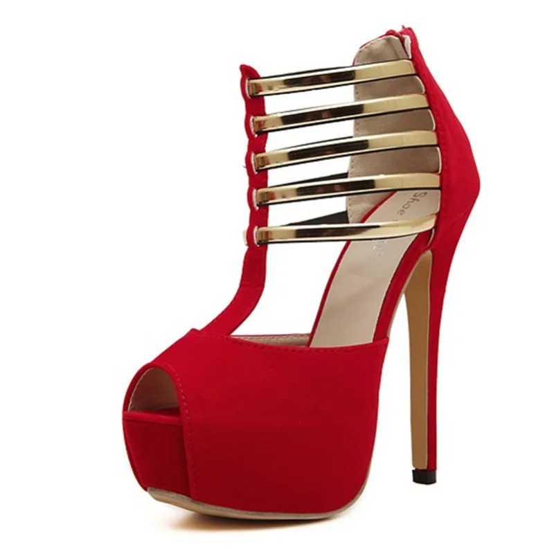 13CM Damenschuhe Sexy Model Pe – Metallic Heel Sandal Bewertung und Preis