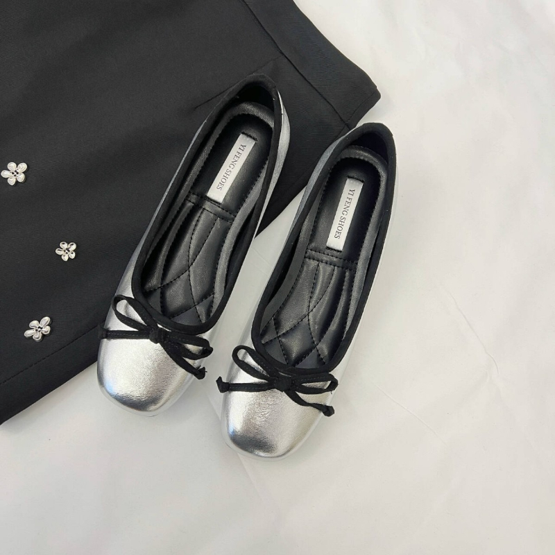 Flache weibliche weiche runde  – Mary Jane Shoes Bewertung und Preis