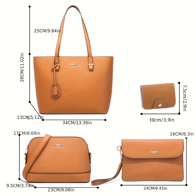 4 stücke Mode frauen Tasche Se – Women Shoes Zipper Bewertung und Preis
