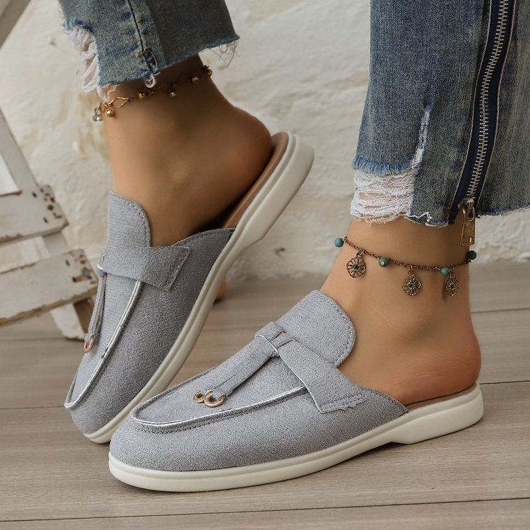 Damen Slip-On Vintage Quasten- – Slip On Mule Flat Bewertung und Preis